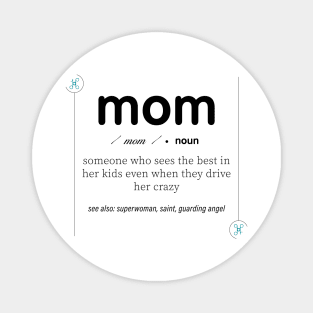 Mom  Definition  Gift Typography Print Art Print Printable Quotes Magnet